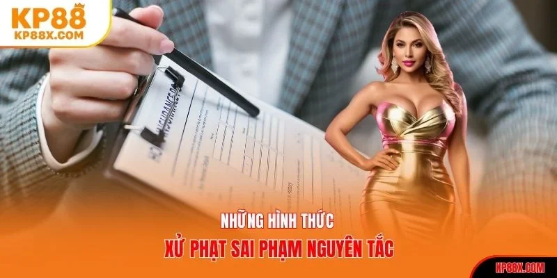 Những hình thức xử phạt sai phạm nguyên tắc chính sách bảo mật Kp88